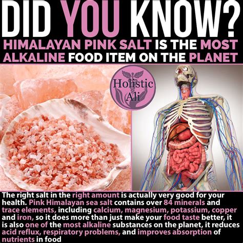 ️ @holisticali Do you use pink salt?? Pink Himalayan salt is a much ...