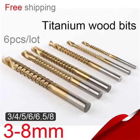 New Professional Pcs Titanium Coated Hss Drill Saw Carpenter