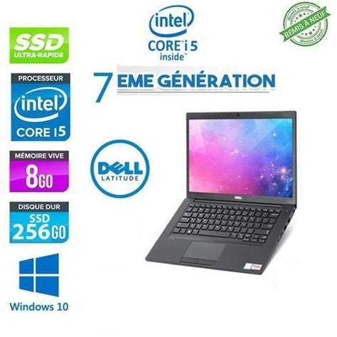 Dell Pc Portable Latitude I Eme Generation Go Go Ssd Remis