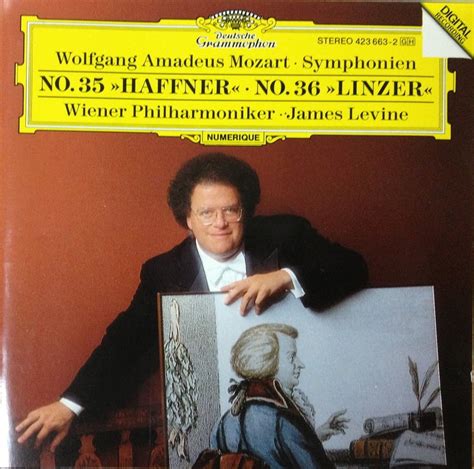 Symphonies Mozart Levine James Wiener Philharmoniker