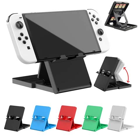 New For Nintendo Switch Oled Stand Adjustable Portable Chassis Base