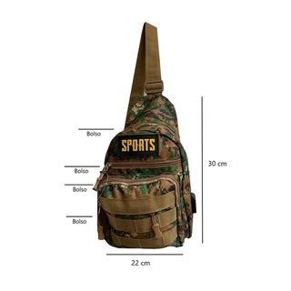 Bolsa Pochete Transversal Mochila Camuflada Shopee Brasil