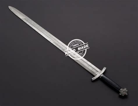 Damascus Viking Sword Fixed Blade Handmade Damascus Steel