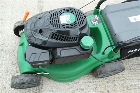 hawksmoor  sp petrol lawn mower  grass box  vat