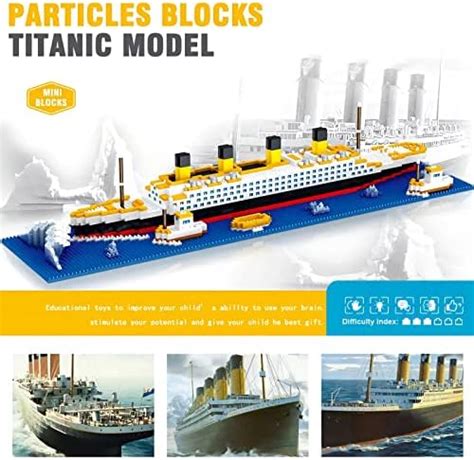 Seasun Titanic Ship Micro Mini Blocks 1860pcs 3d Model Set Perfect