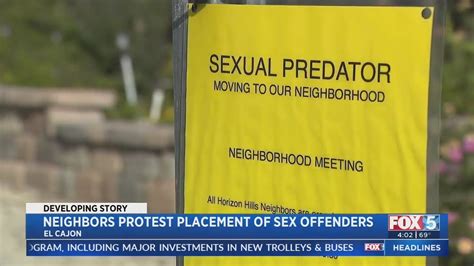 Neighbors Protest Placement Of Sex Offenders Youtube