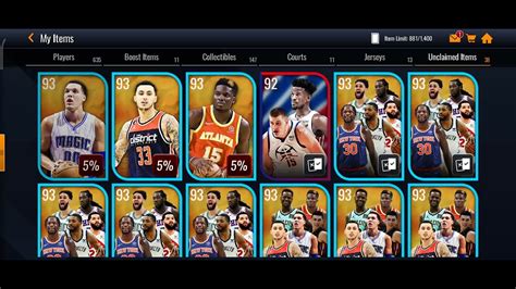 Massive Variety Pack Opening In Nba Live Mobile S East Coast