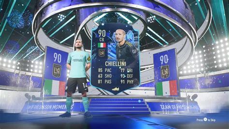 Fifa Player Walkout Tots Moments Chiellini Youtube