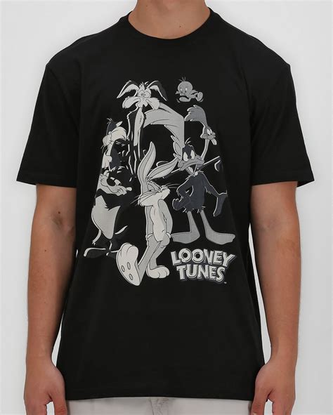 Camiseta Masculina Looney Tunes Preta Warner Bros Fanlab Oficial