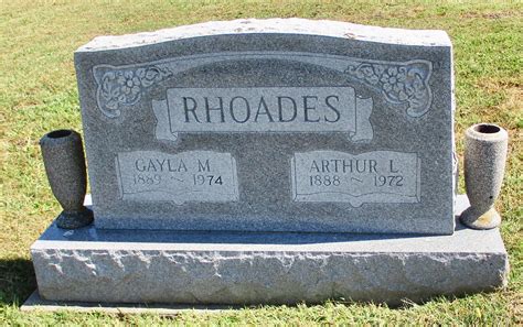 Arthur Lee Rhoades Memorial Find A Grave