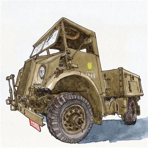 Army Truck Drawing