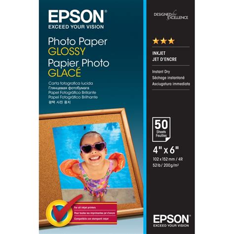 Papel Foto Epson S Glossy X Hojas