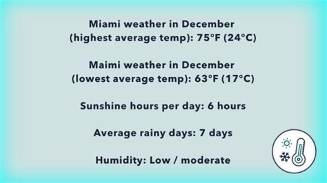 Temperatura Em Miami Em Dezembro - Miami weather in December: Here's everything you need to know! - the ...