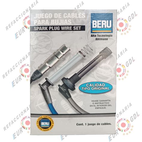 Cables para bujías Beru tipo original Euro GDL