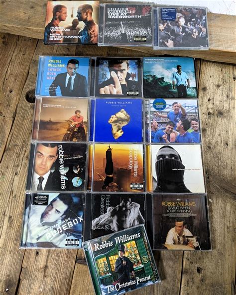 Robbie Williams CD Album Bundle X16 Heavy Entertainment Show Live At