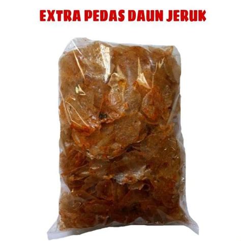 Jual Keripik Kaca Kripca Kripik Kaca Pedas Daun Jeruk Kiloan Kg