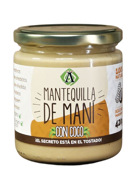 Mantequilla De Maní Con Coco 420g Ambrosía