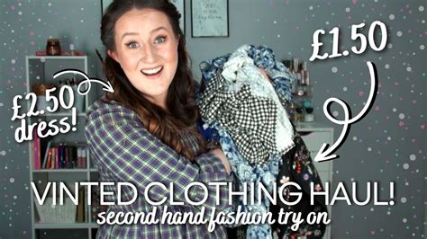 VINTED CLOTHING HAUL Second Hand Thrift Fashion Size 14 Try On