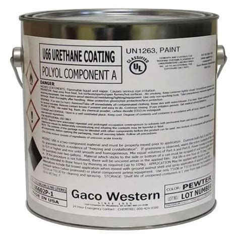 5 Gal Gaco GacoFlex U6616PC5 Shale Liquid Polyurethane Coating SCAQMD