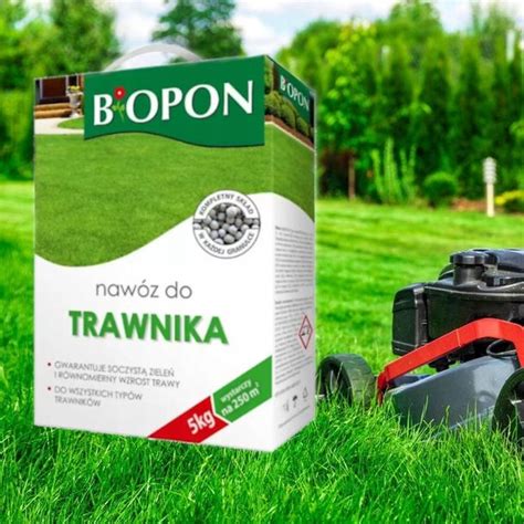 Nawóz Do Trawy Biopon 5 kg Granulat Wszystkie Rodzaje Trawnika ERLI pl