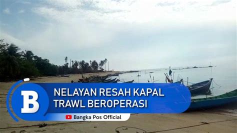 VIDEO Nelayan Resah Kapal Trawl Beroperasi Tangkapan Menurun Drastis