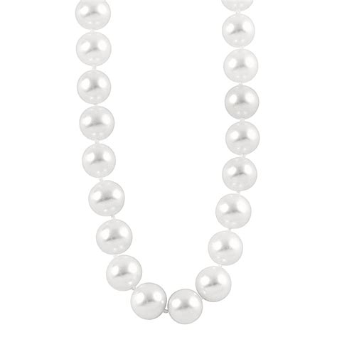 Lagos Sterling Silver White Cultured Pearl Strand Necklace 18 04