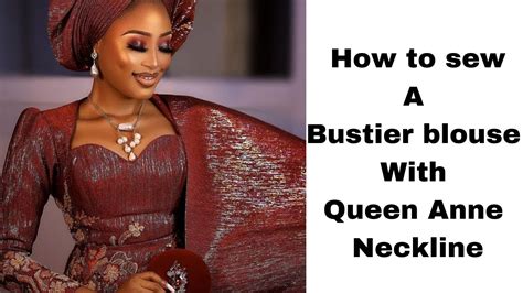 How To Sew The Elegant Queen Anne Neckline YouTube