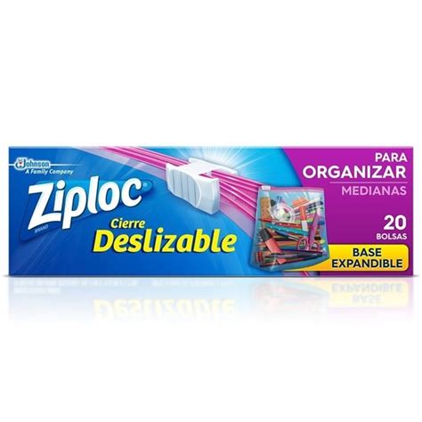 Ziploc Bolsa Para Organizar Mediana 20 U Ziploc Accesorios De Hogar