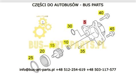 OBUDOWA POMPY OLEJU INTARDERA ZF 6S1600 8S180 12AS ASTRONIC