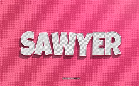 Download Wallpapers Sawyer Pink Lines Background Wallpapers With