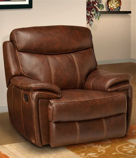 Legend Brown Top Grain Leather Recliner - CB Furniture