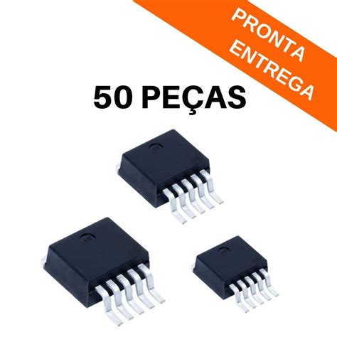 Kit 50 peças Circuito Integrado LM2575HVS ADJ P SMD TO 263 5