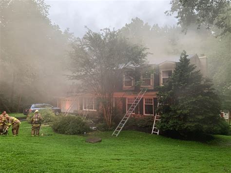 Four People Escape Unharmed After Lightning Starts A House Fire In