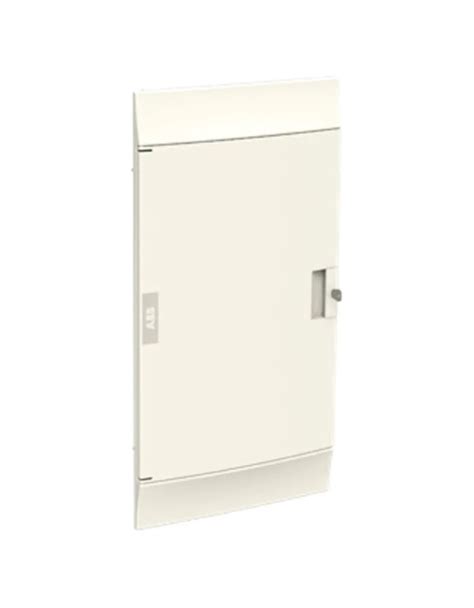 Abb Flush Mounted Switchboard 36 Modules Ip41 Blank Door White 3 Rows