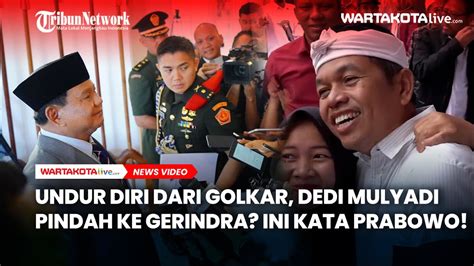 Undur Diri Dari Golkar Dedi Mulyadi Pindah Ke Gerindra Ini Kata