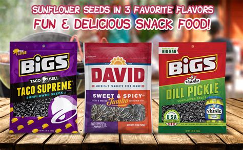 Amazon Sunflower Seeds Jumbo Bags Pack Bigs Vlasic Dill