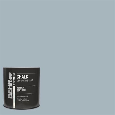 Behr Qt N Shadow Blue Interior Chalk Finish Paint The