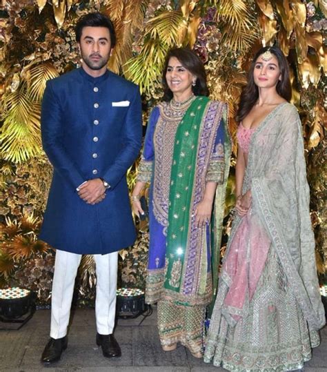 Ranbir Kapoor And Alia Bhatt Make A Starry Entry With Neetu Kapoor At