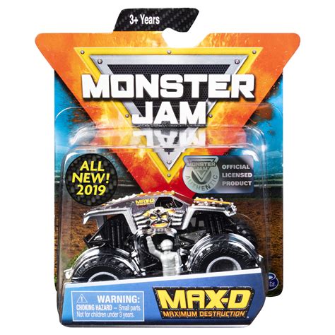 Monster Jam Max D Monster Truck 164 Die Cast Vehicle