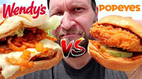 Popeyes Vs Wendy S New Ghost Pepper Chicken Sandwich Youtube