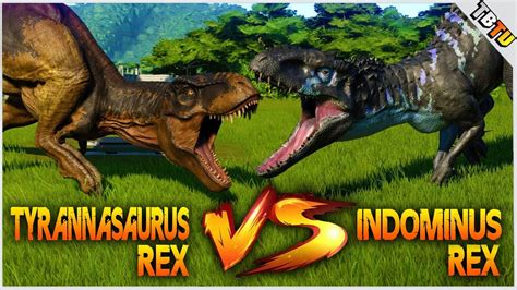 Indominus Rex Vs T Rex Jurassic World Evolution Jurassic World Images