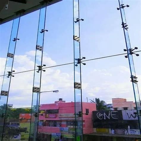 Glass Spider Glazing Service Frameless Spider Glazing Service सपइडर