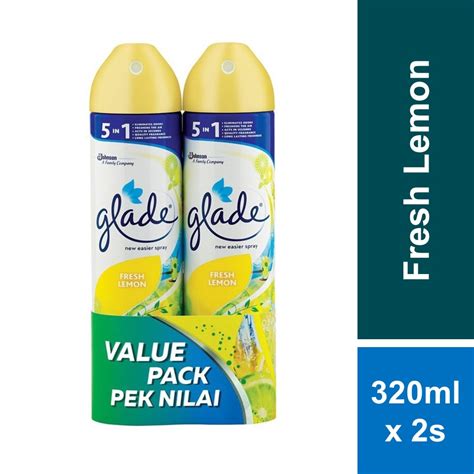 Glade Aerosol Fresh Lemon 320ml Twinpack Shopee Malaysia