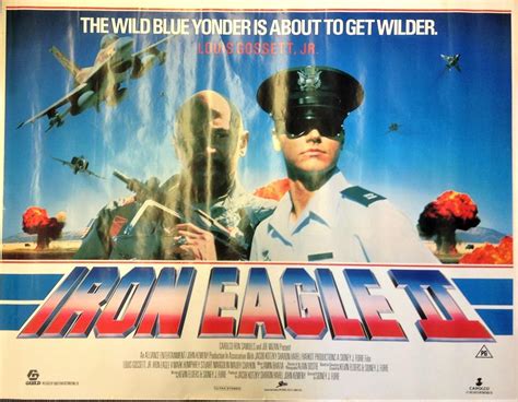 Sold at Auction: Iron Eagle II 30x40 movie poster from the 1988 Israeli ...