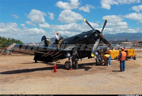 Vought F4u 5n Corsair Honduras Air Force Aviation Photo 4719911