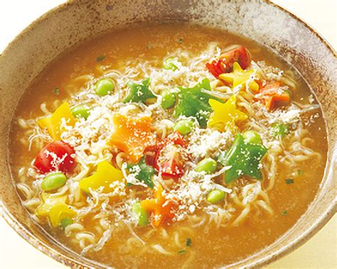 夏野菜のチーズみそラーメン オリジナルレシピ 東洋水産株式会社