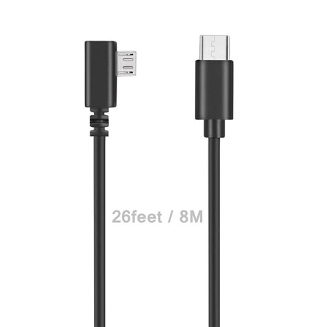 Xsdtech Right Angle 90 Degree Micro Usb Extender Cable Cord