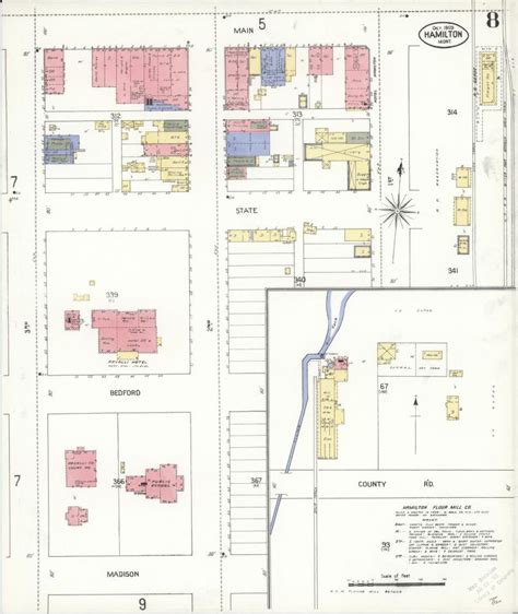 Image Of Sanborn Fire Insurance Map From Hamilton Ravalli County