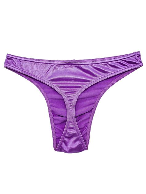 Satin Mens Thongs Underwear Panties Silky Sexy Man G String Undies