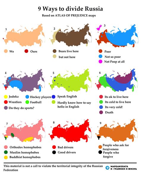 9 Ways To Divide Russia Vivid Maps